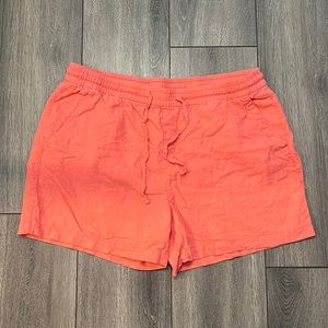 Oldnavy Linen shorts in coral